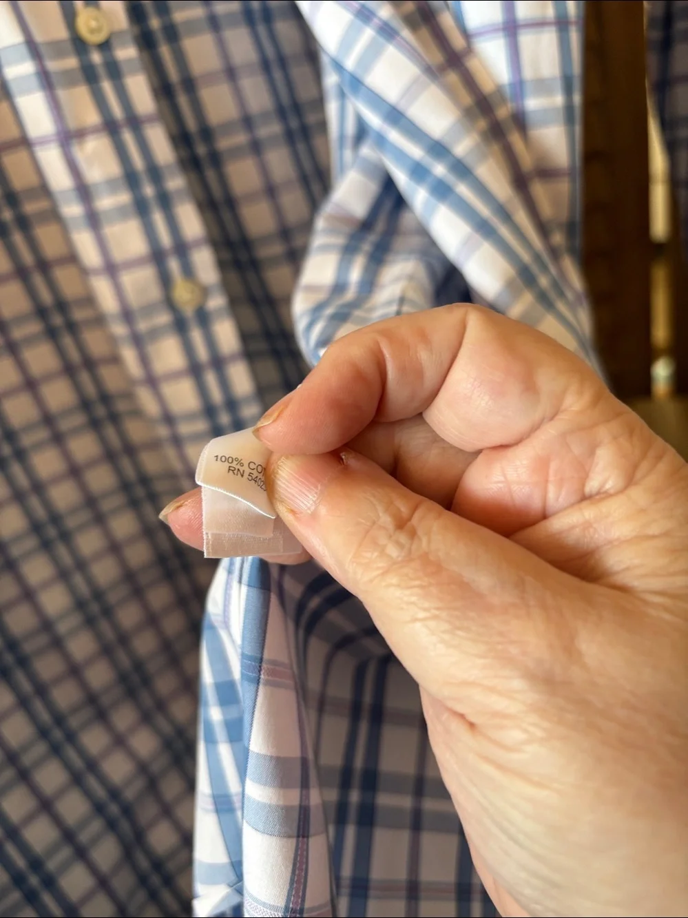 Banana Republic crisp button